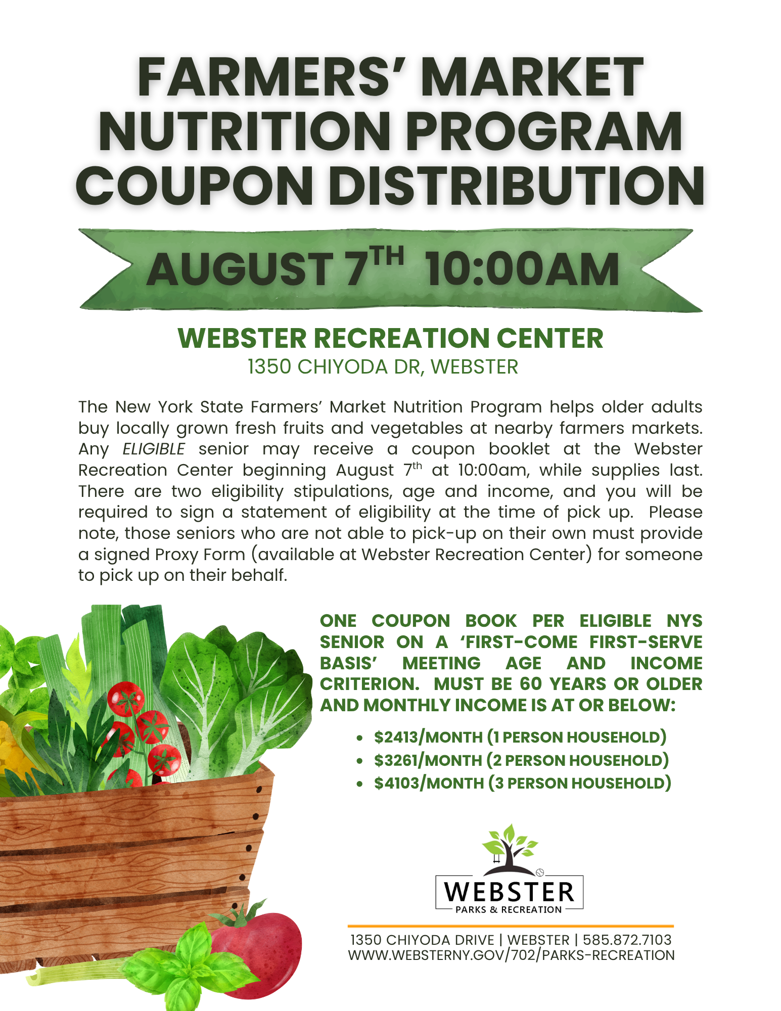 Farmers Market Coupons 2025